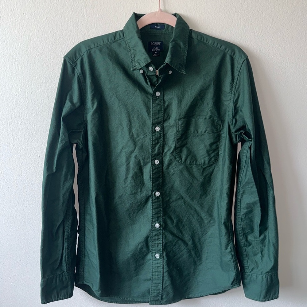 Men's J Crew M Oxford Button Down Shirt